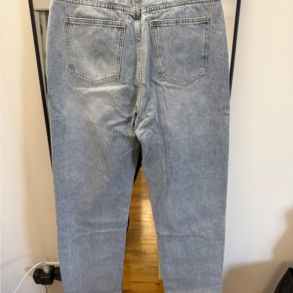 White Fox Boutique Light Blue Straight Leg Jeans - Picture 6 of 6